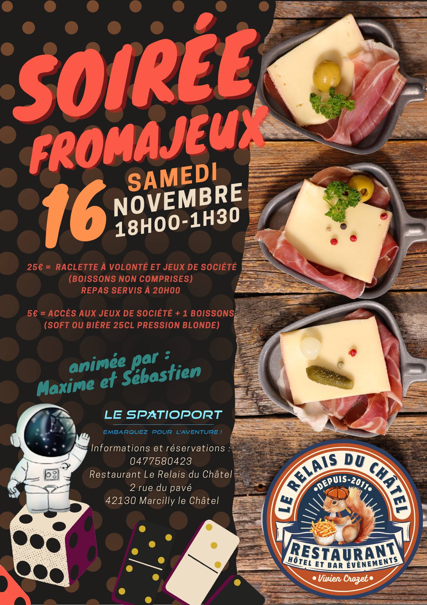 soirée jeux et raclette